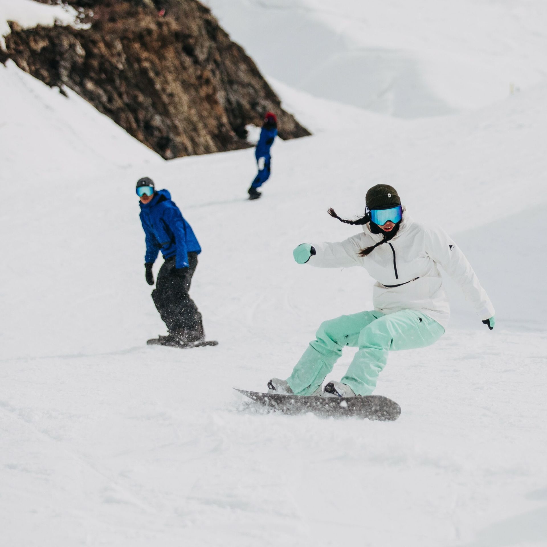 Always Look Uphill Before You Start Skiing or Snowboarding Downhill.