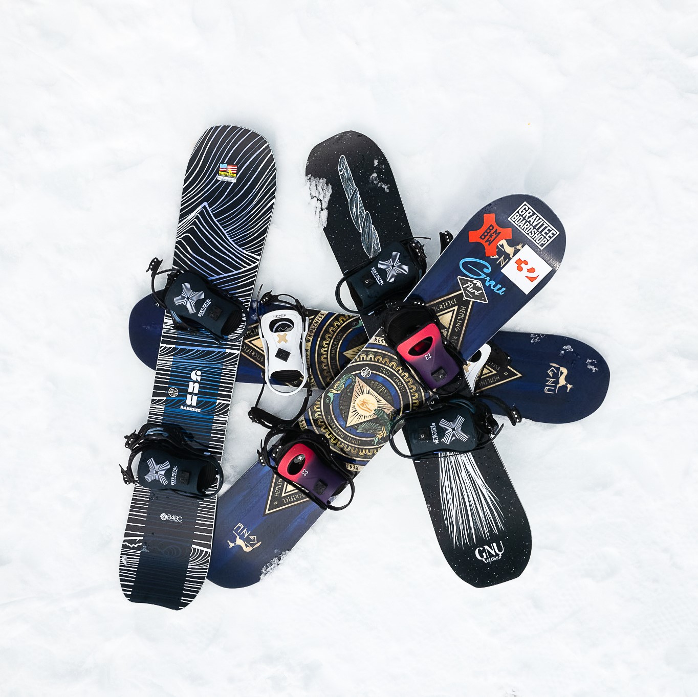 Gnu's eco-unreal snowboard takes sustainability to a whole new level.