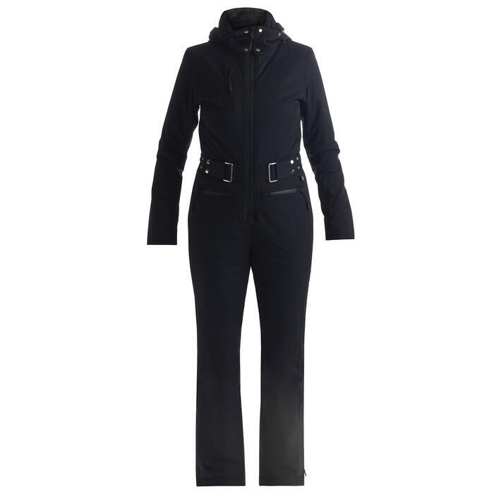 The Nils Women’s Gabrielle 2.0 Faux Fur Ski Suit is a timeless and comfortable jumpsuit.