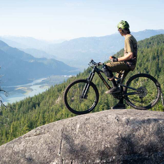 Enjoy the view on a Rocky Mountain Mountain Bike.