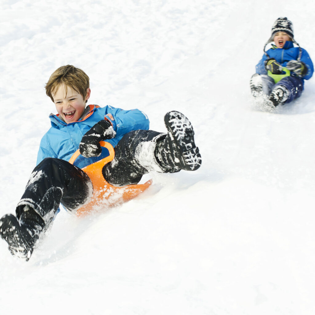 Activities besides skiing or snowboarding is simply to play in the snow!