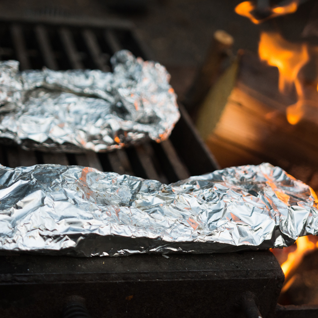As for camping hacks, tin foil is very versatile.