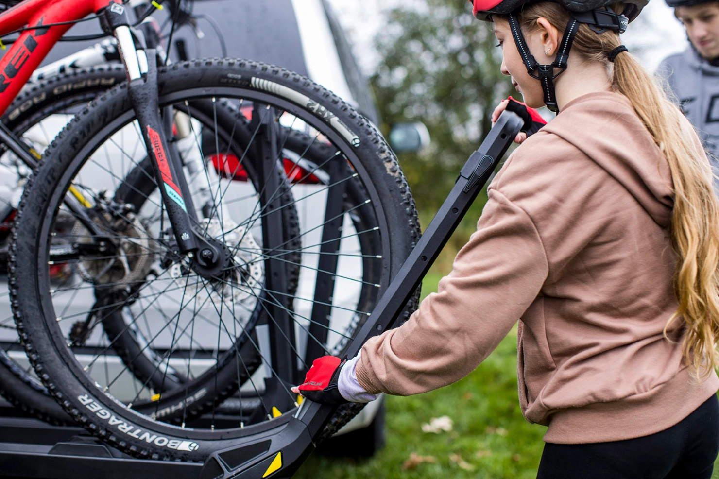 bike on hitch