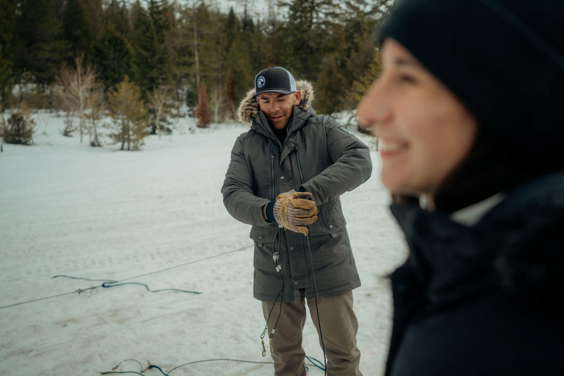 Sledding is a magnificent outdoor date idea!
