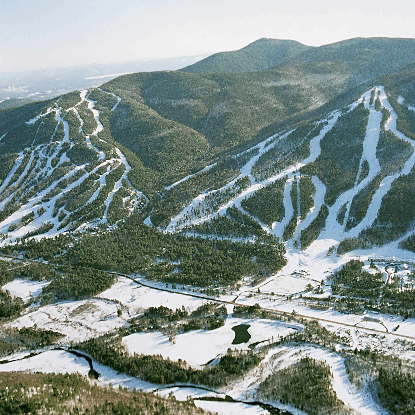 Attitash Mountain Resort has fun slopes for skiing or snowboarding.