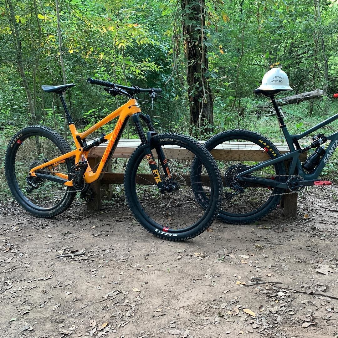 Bikes in Houston's Memorial Park.