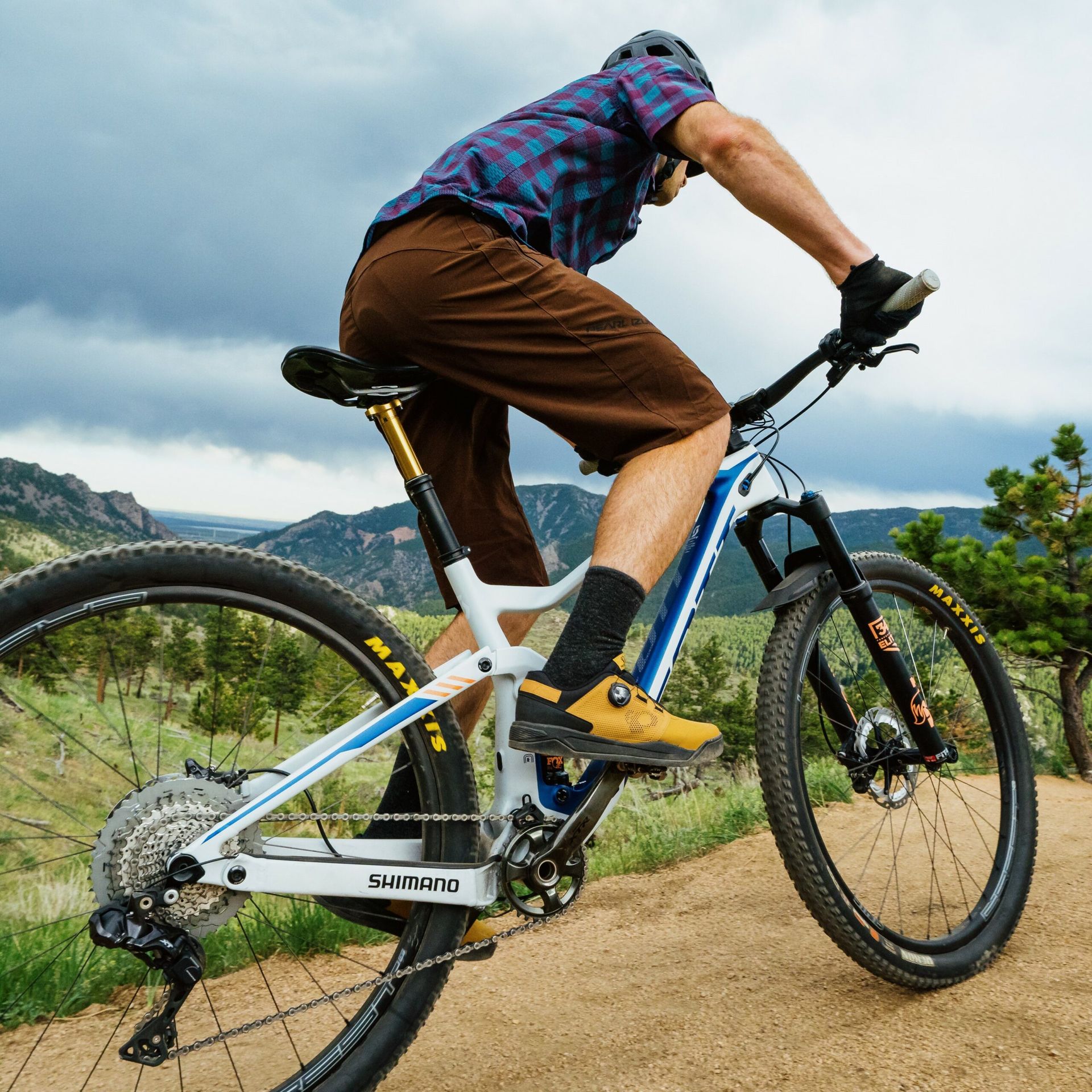 Mountain bike shorts are designed like normal, casual shorts, but more breathable and with extra pockets.