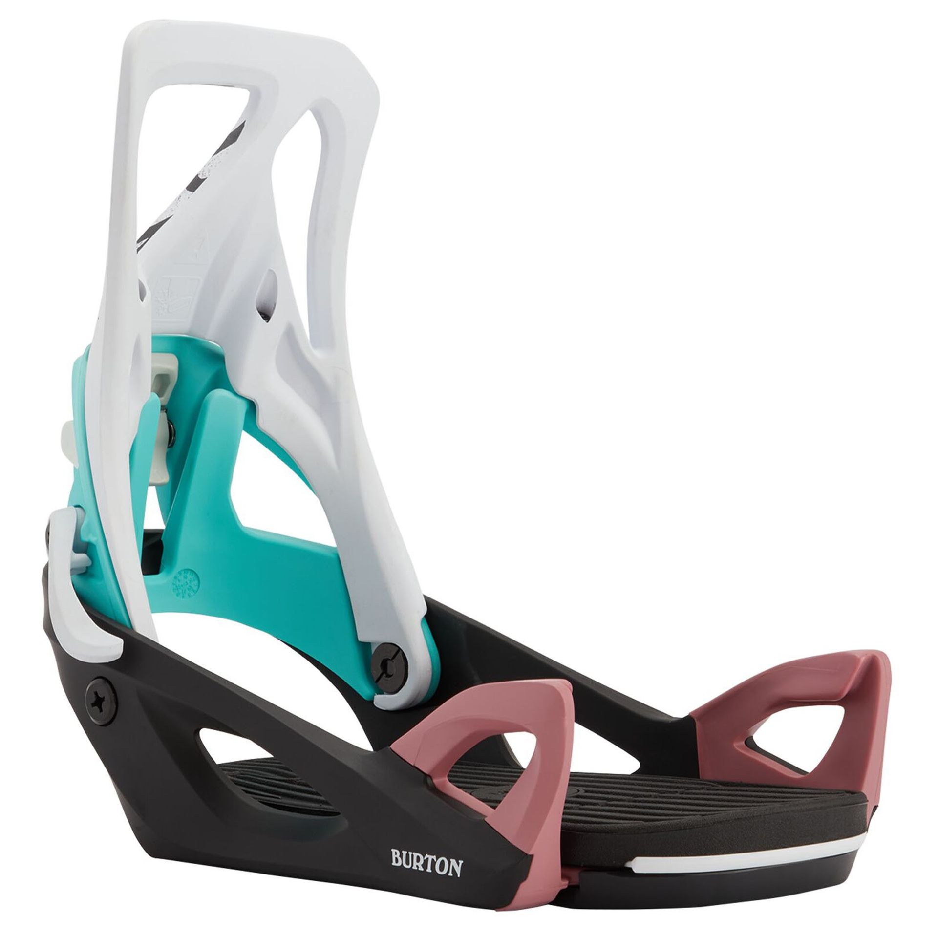 The Burton Women's Step On Re:Flex Snowboard Bindings allows you to secure your boot without straps. However, it requires specialty boots.