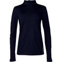 Hot Chillys Women's Micro-Elite Chamois Solid Zip Zip T-Neck