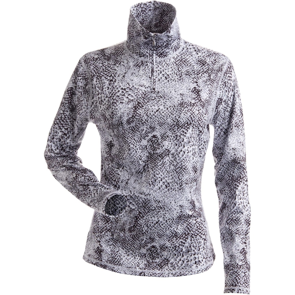 Nils Women's Snow Leopard T-Neck Sweater