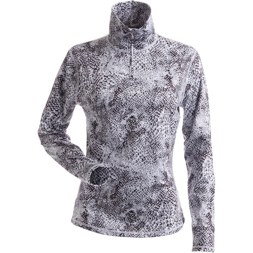 Nils Women's Snow Leopard T-Neck Sweater