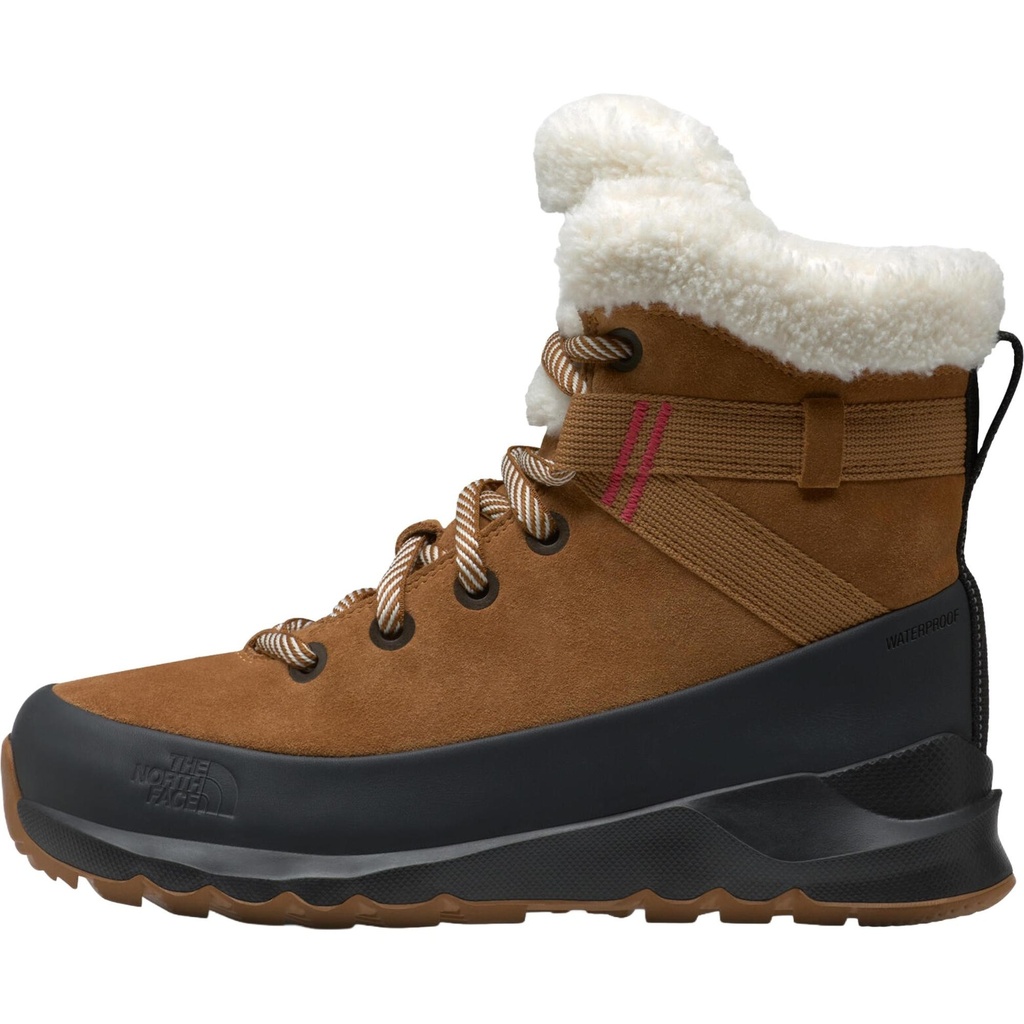 The North Face Women's THERMOBALL Leather Lace Up Waterproof Winter Boots