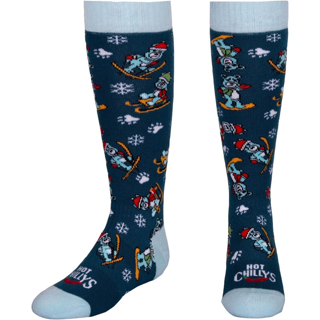 [000134292000000] Hot Chillys Kids' Mid Volume Socks (S)
