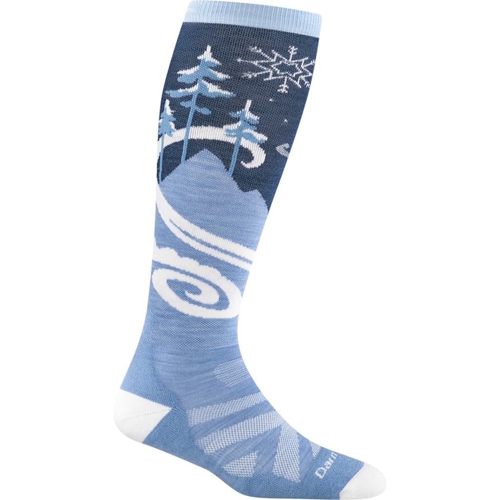 [000134358000000] Darn Tough Vermont Women's Swirlwind Over-the-Calf Lightweight Socks (S)
