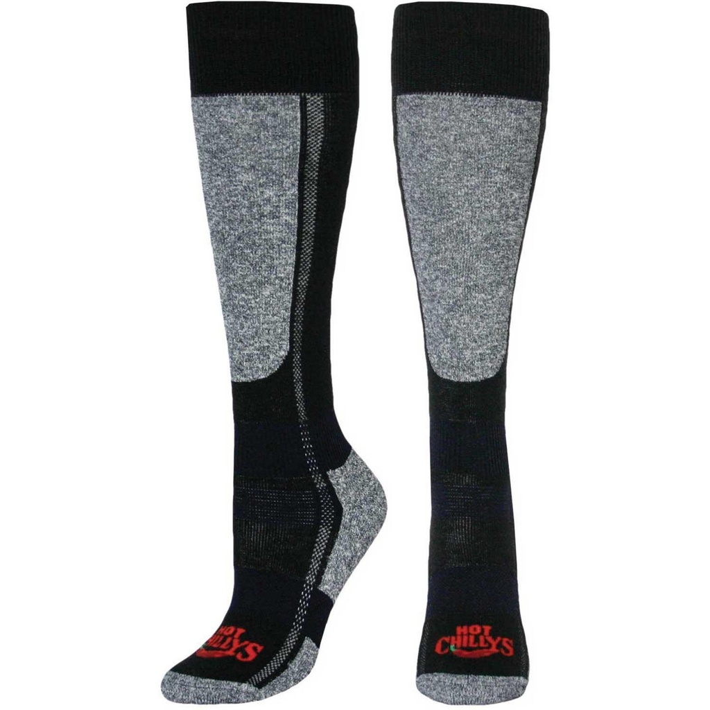 [000134376000000] Hot Chillys Women's Classic Low Volume Socks (Black Heather, S)