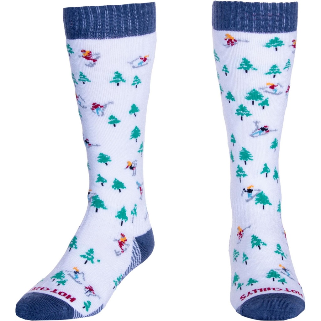 Hot Chillys Fiesta Downhill Ski Mid Volume Socks