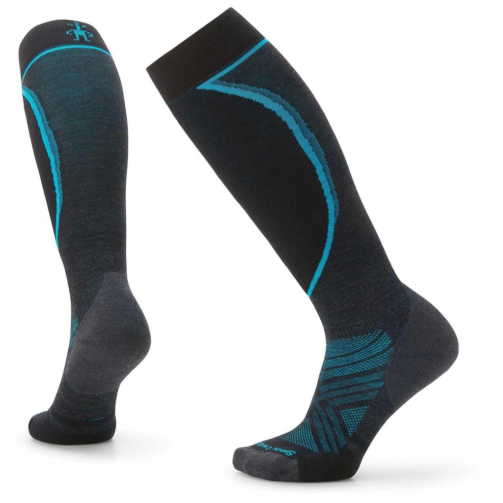 [000134402000000] Smartwool Women's Ski Targeted Cushion Over The Calf Socks (Charcoal, S)