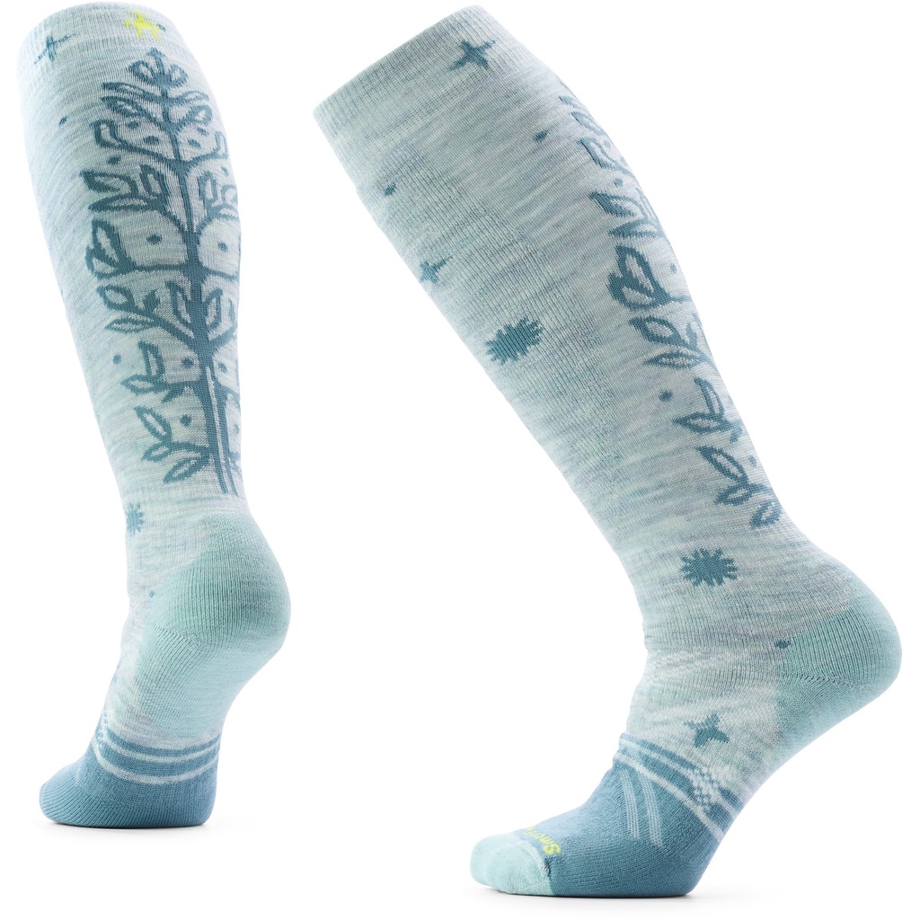 [000134413000000] Smartwool Women's Ice Blossom OTC Full Cushion Ski Socks (S)