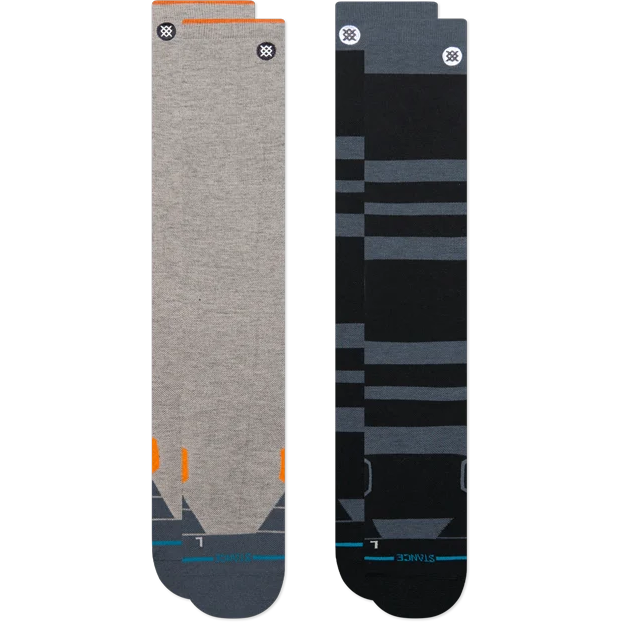 [000134589000000] Stance Men's Corporate Ultra Light Poly Snow Socks 2 Pack (M)