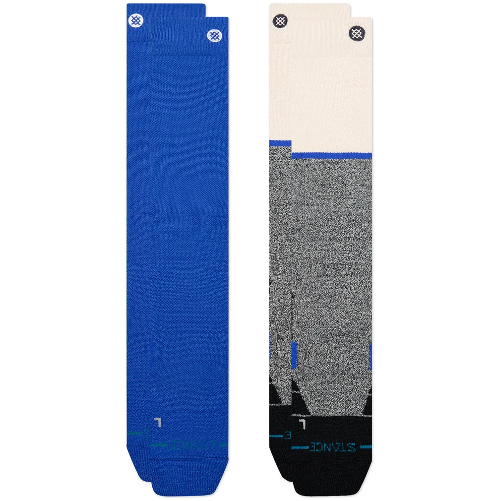 [000134592000000] Stance Men's Dook Mid Poly Snow Socks 2 Pack (M)