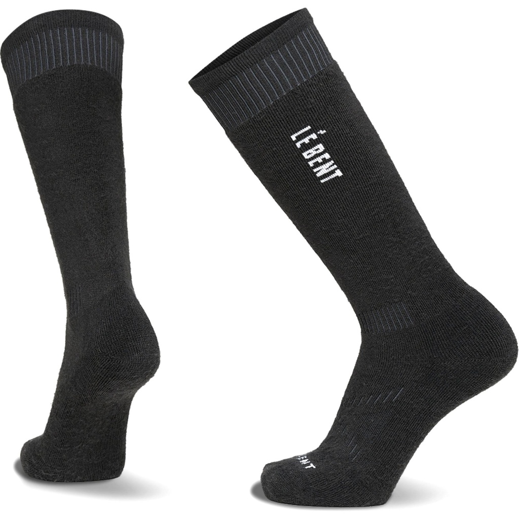 [000134618000000] Le Bent Full Cushion Logo Snow Socks (S)
