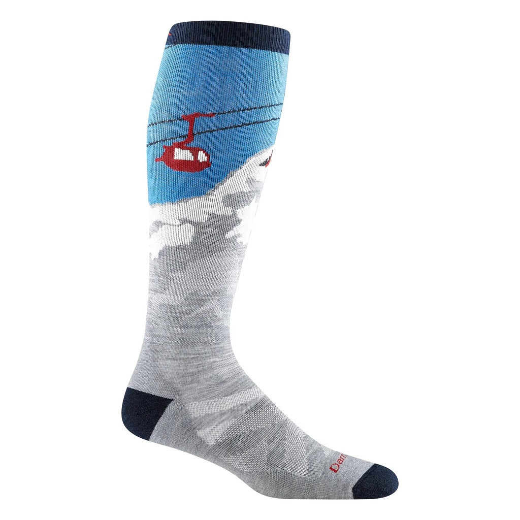 [000134654000000] Darn Tough Vermont Men's Heady Yeti Over-The-Calf Midweight with Cushion Ski Socks (M)