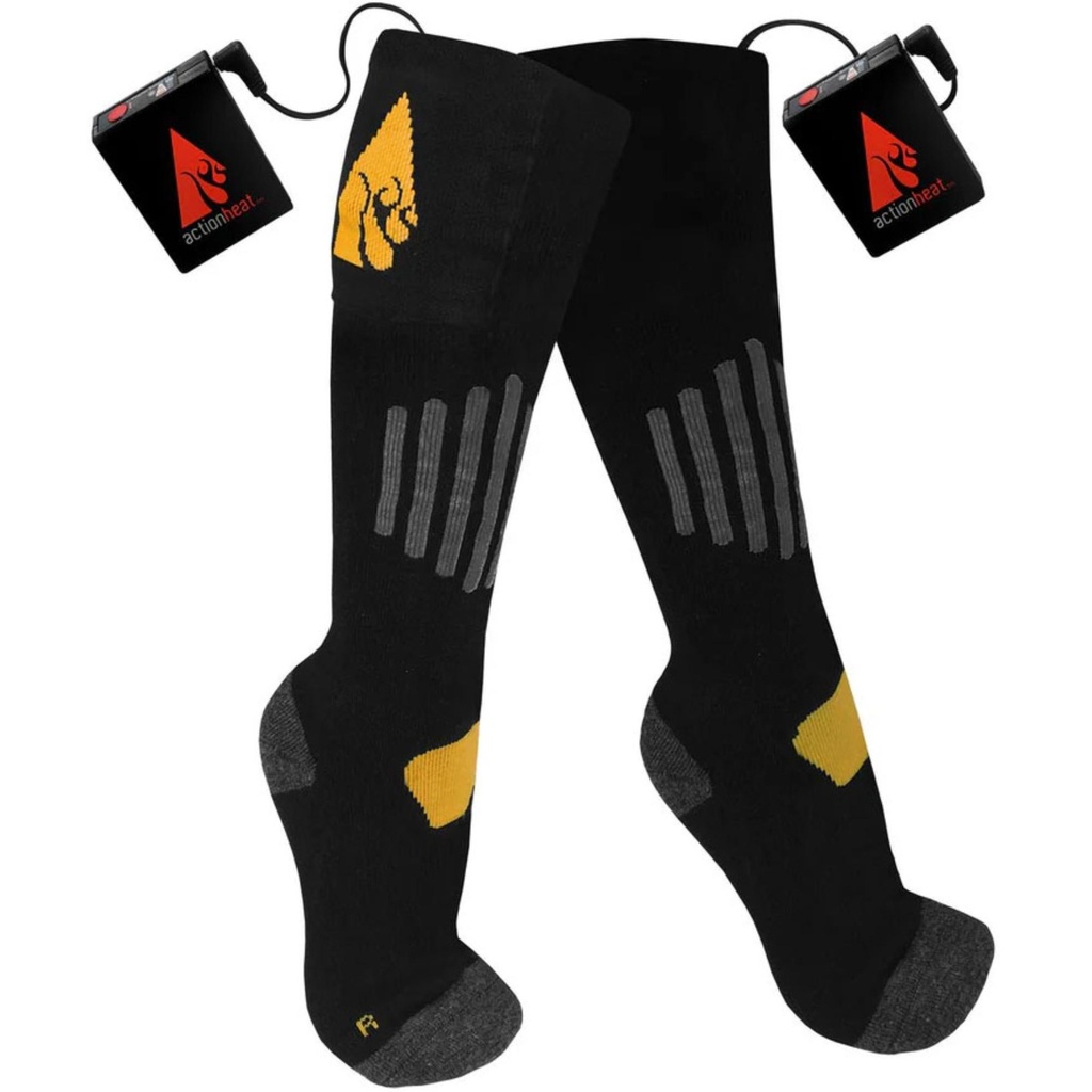 ActionHeat Cotton 3.7V Rechargeable 1.0 Heated Socks