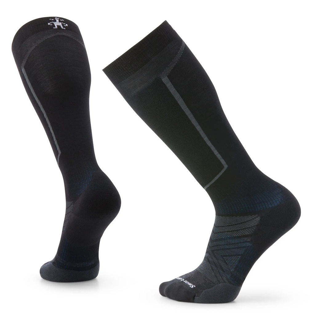 [000134881000000] Smartwool Men's Ski Targeted Cushion Over the Calf Socks (Black, S)