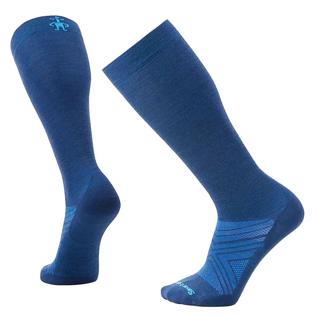 [000134885000004] Smartwool Men's Ski Zero Cushion OTC Socks (Alpine Blue, M)