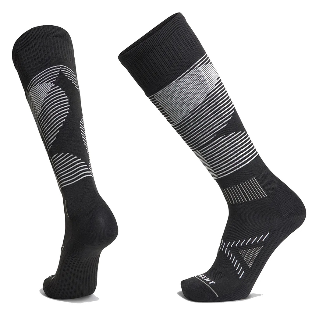[000134943000000] Le Bent Shred Ultra Light Snowboard Socks (Black, S)