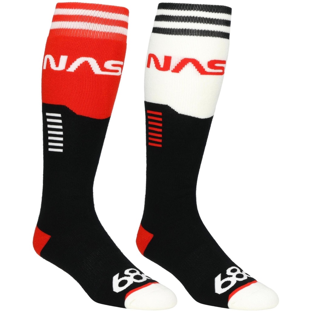 [000134950000000] Mens 686 NASA Socks 2 Pack (S/M)