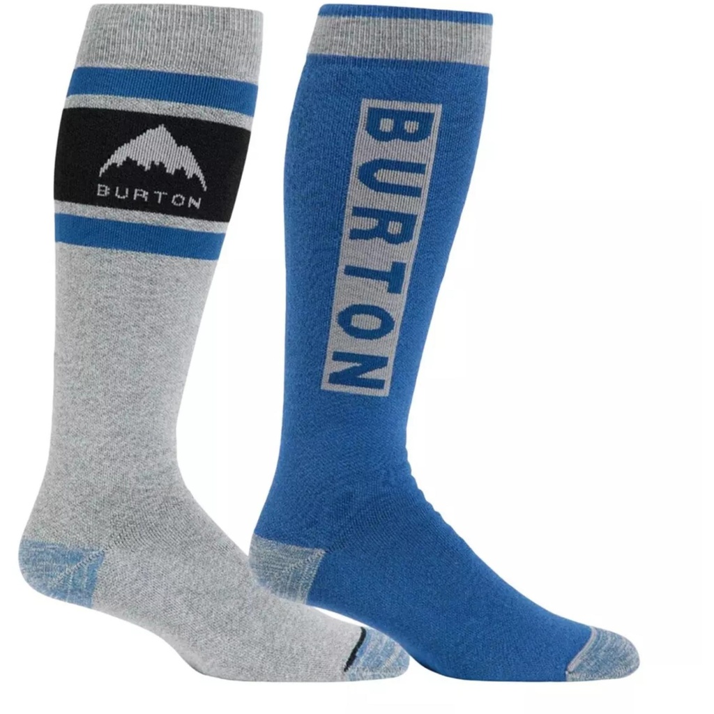 [000135003000000] Burton Men's Weekend Midweight Socks - 2 Pack (Grey Cloud, S)