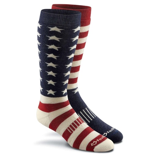 Fox River Old Glory Medium Weight OTC Ski & Snowboard Socks