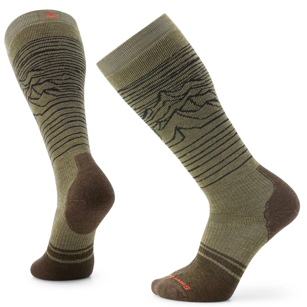 Smartwool Men's Snowboard Iguchi Pattern Over The Calf Socks