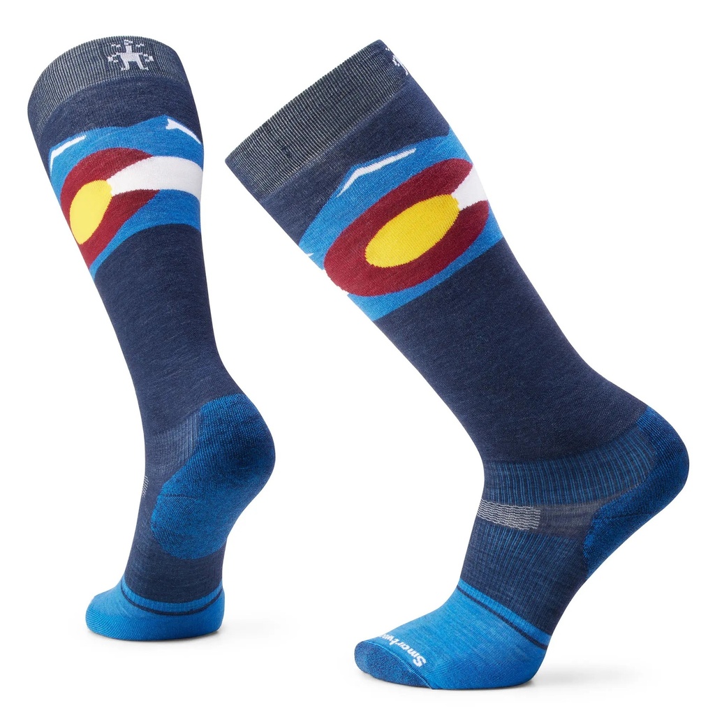 [000135083000000] Smartwool Snowboard Targeted Cushion Colorado Over The Calf Socks (S)