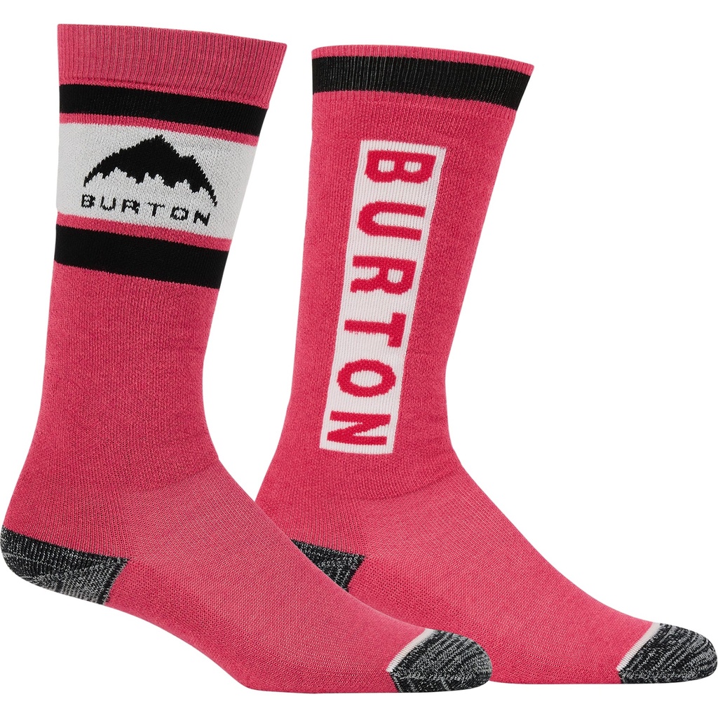 [000135143000015] Burton Kids' Weekend Midweight Socks - 2 Pack (Azalea, S/M)