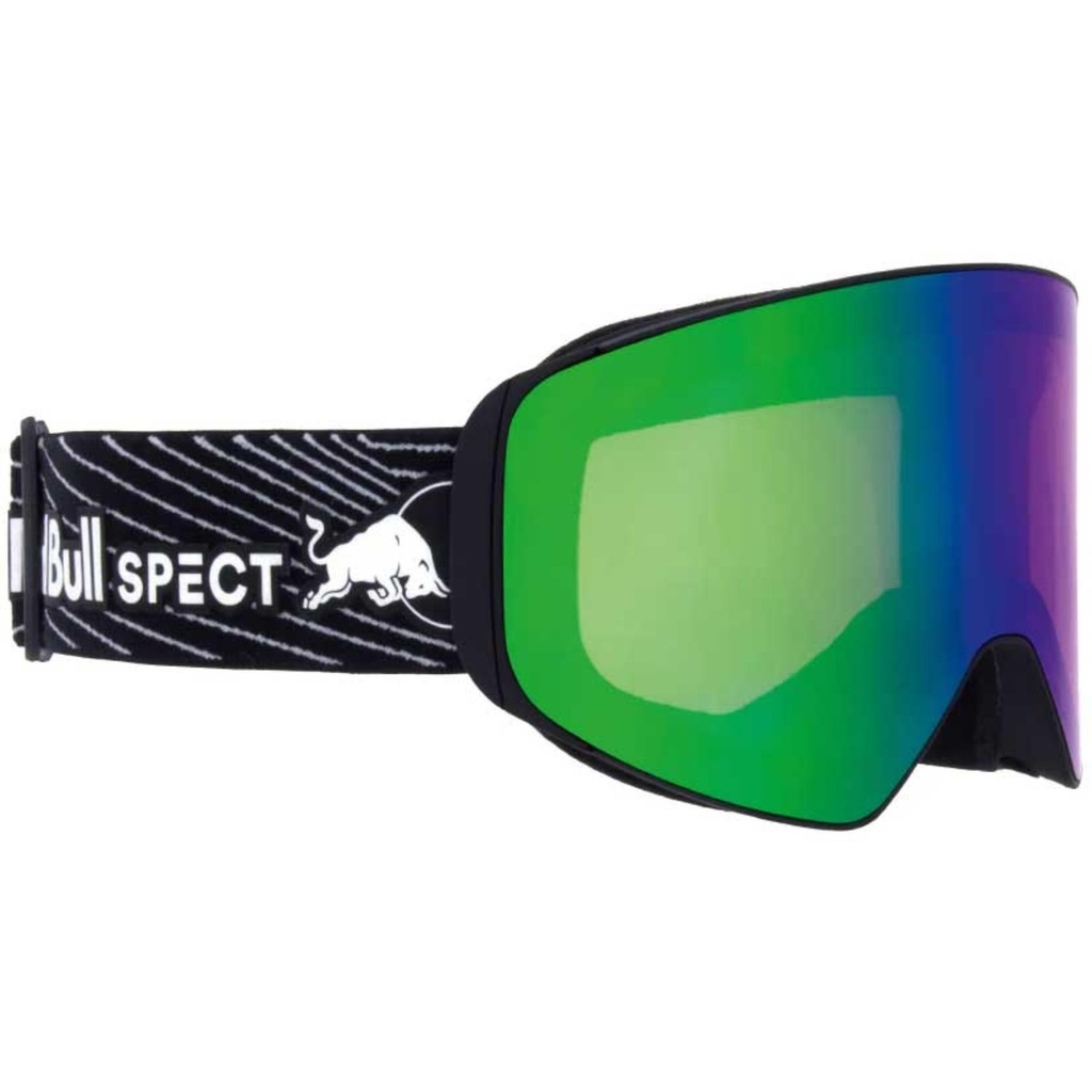 [000135159000000] Red Bull SPECT JAM Snow Goggles (Matte Black/Black White Pattern/Rose Green Mirror)