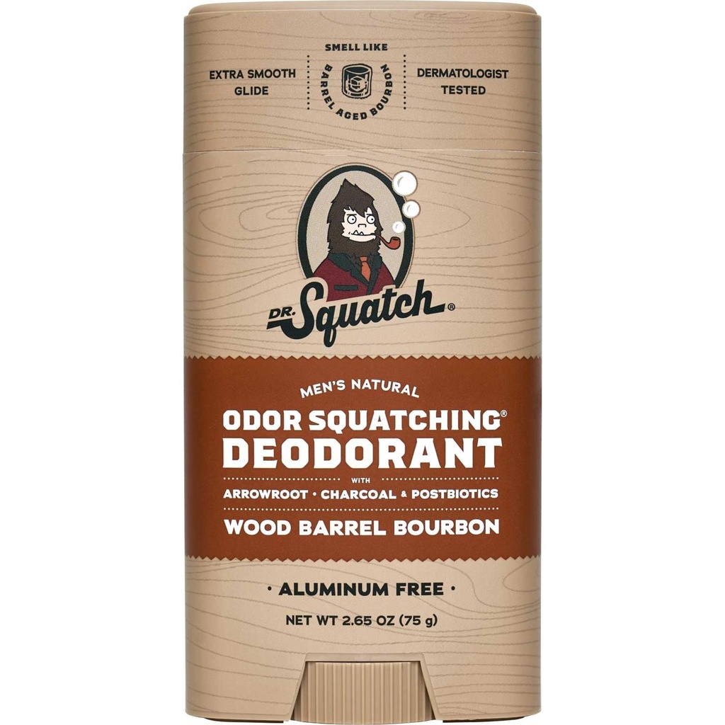 Dr Squatch Wood Barrel Bourbon Deodorant