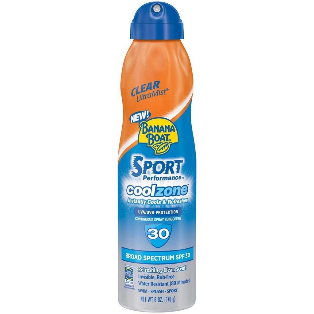 Banana Boat Sport Cool Zone Spray SPF 30 Sunscreen