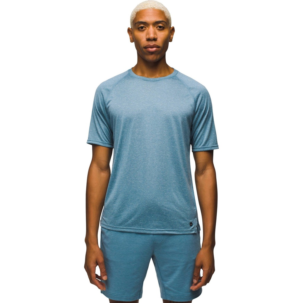 prAna Men's Natural Flow Short Sleeve Crew T Shirt