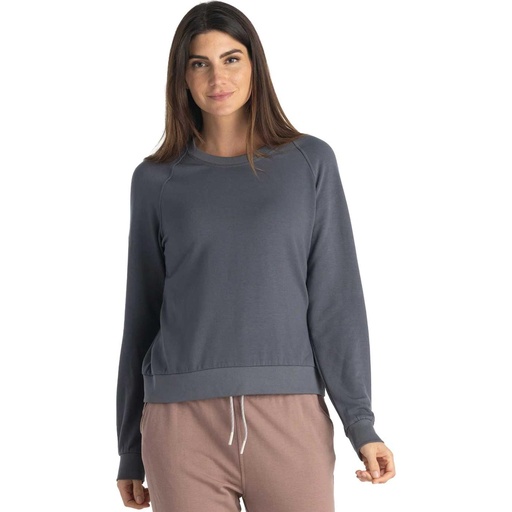 Free Fly Women's Bamboo Lightweight Fleece Crew Sweatshirt