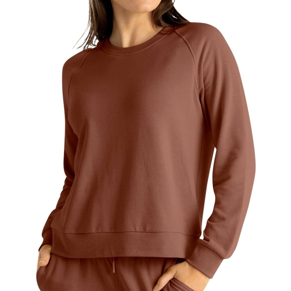 Free Fly Women's Bamboo Lightweight Fleece Crew Sweatshirt