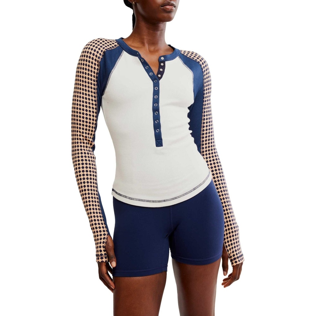 FP Movement Women's Kick Off Printed Layer LS Shirt