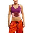 FP Movement Women's All Clear V Neck Striped Cami Top
