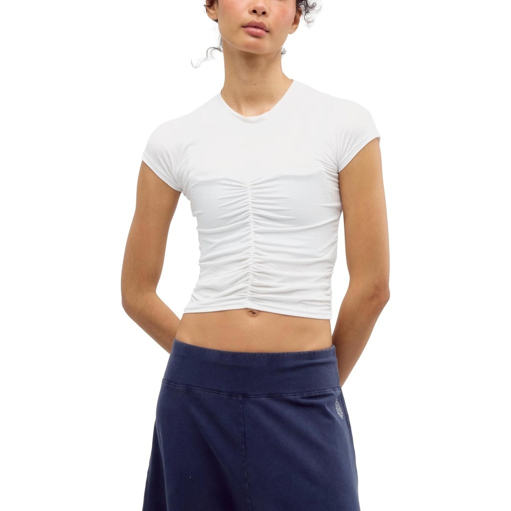 Tempo Ruched UV Protection Short Sleeve Shirt