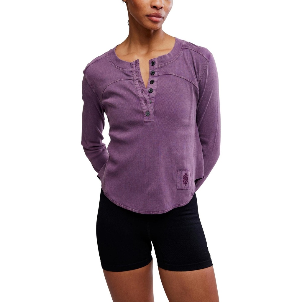 Cool Down Solid Crew Long Sleeve Shirt