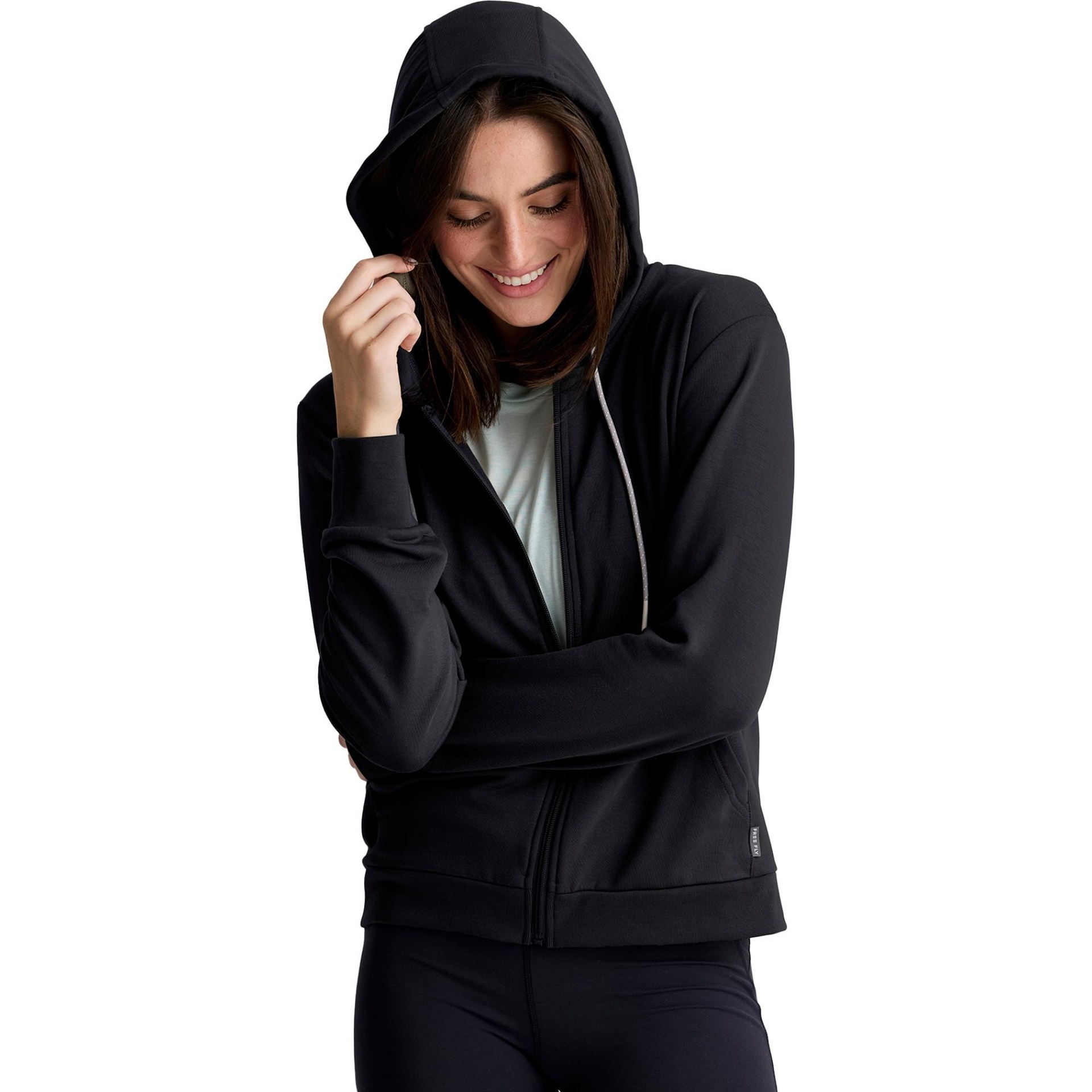 Free Fly Women's Bamboo Lightweight Fleece Zip Hoodie | Sun & Ski
