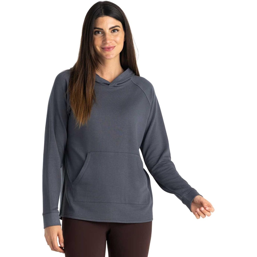 Free Fly Women's Bamboo Lightweight Fleece Hooded Pullover