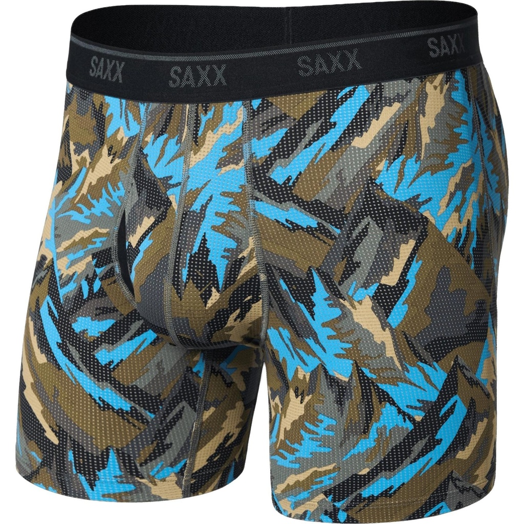 Saxx Men's Quest Quick-Dry Mesh Boxer Briefs