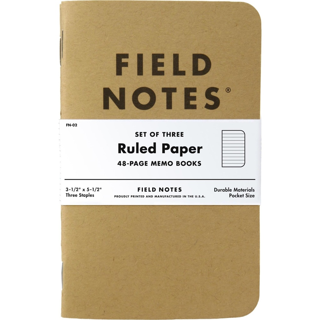 Field Notes Original Kraft Notebook